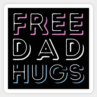 Free Dad Hugs - Trans Pride Sticker